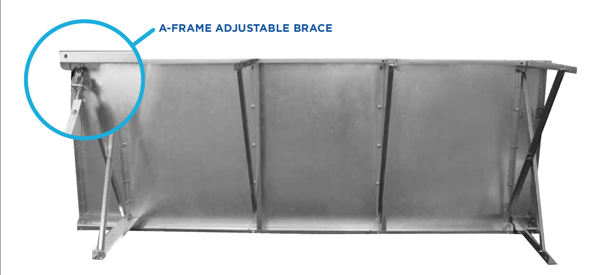 Adjustable A-Frames for Inground Pool Support